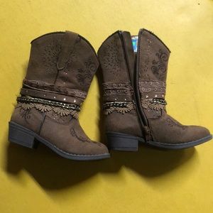 Toddler girls western boots
